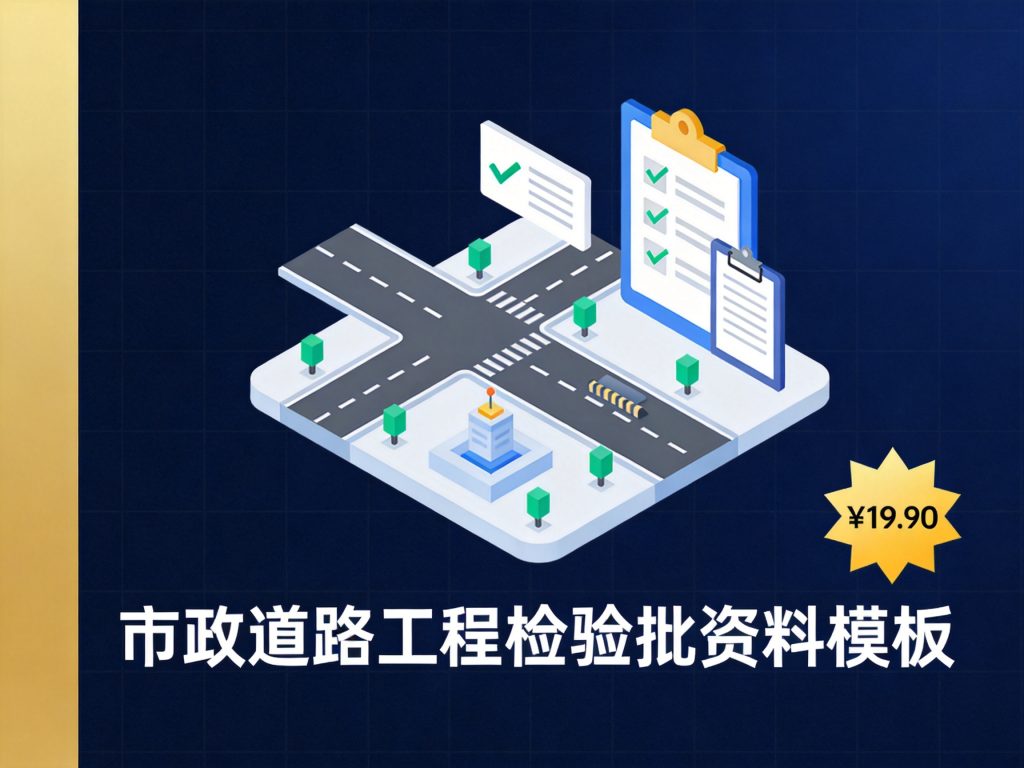 市政道路工程检验批资料模板 preview 2446